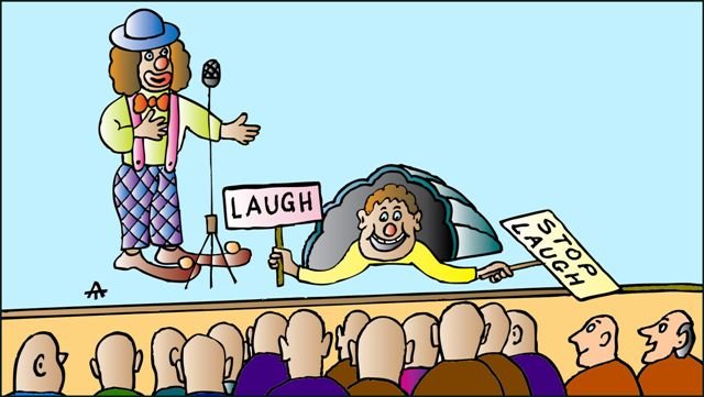 Карикатура Клоун Карикатура Клоун
